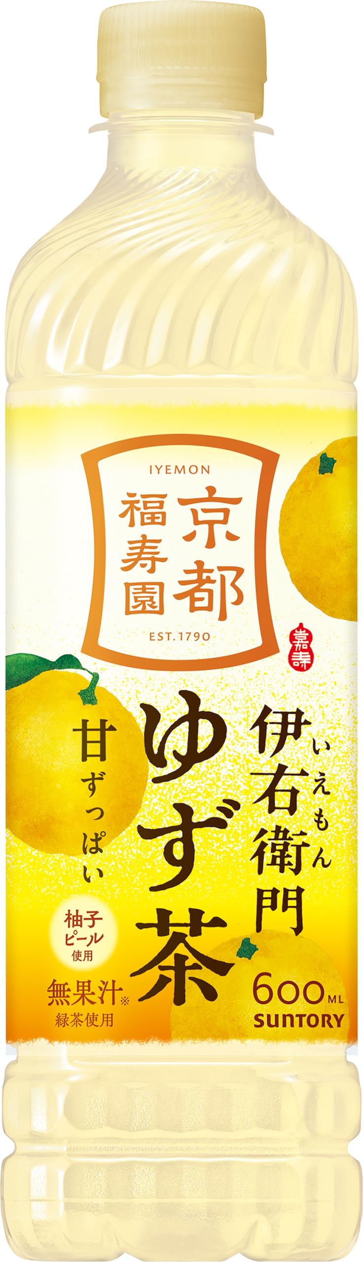 ゆず茶 伊右衛門  600ml  24本入 Amazon.co.jp: サントリー 伊右衛門 ゆず茶 お茶 600ml×24本